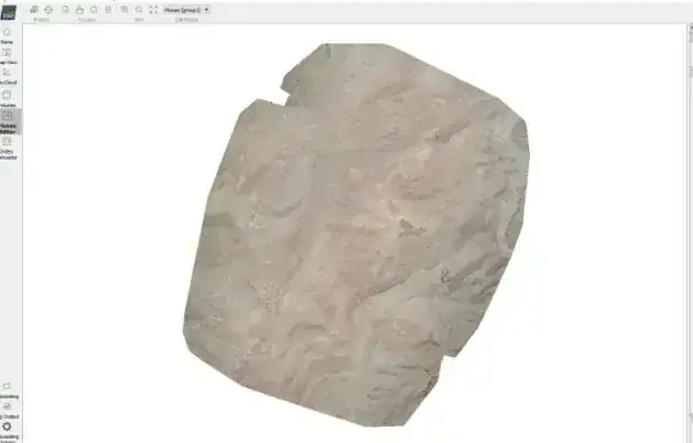 Pix4D orthomosaic with full terrain coverage