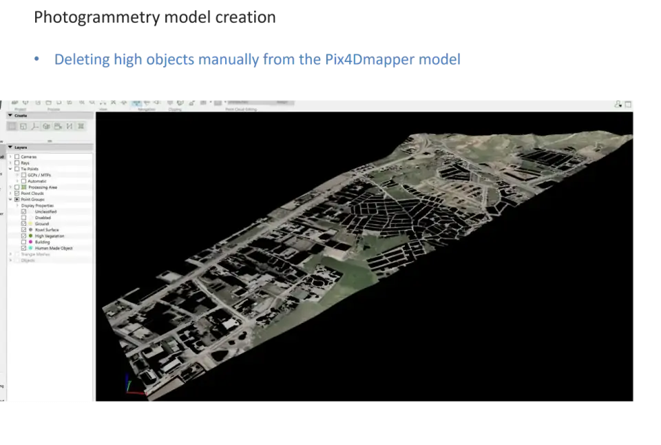 Manual high object removal from 3D model
