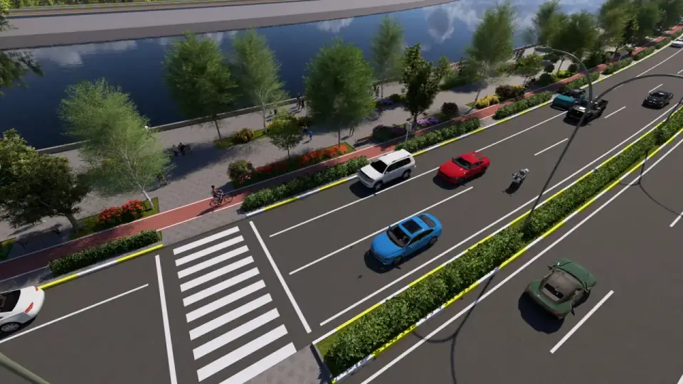3D urban rendering