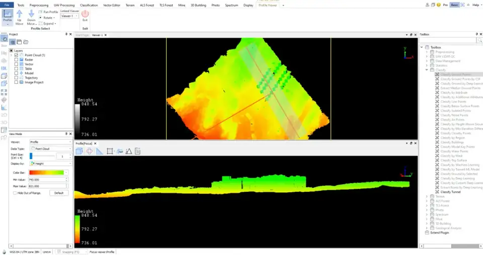 Civil 3D surface model